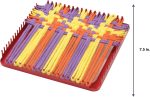 Schylling Metal Pot Holder Loom Kit - Classic Durable Weaving Frame to Make Pot Holders - Includes Loom. Hook. Instructions. and 80 Colorful Cotton Loops - Ages 5 and Up